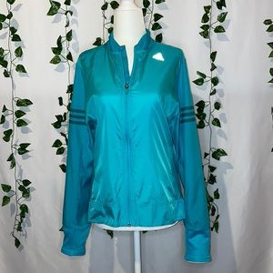 Adidas | Women's Climaproof Running Jacket | Light-Weight | Sea-foam Green | S